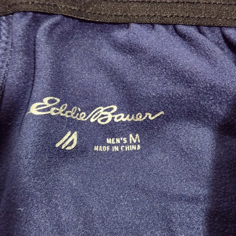 Eddie Bauer Motion Pants Men's Medium - High‎ Rise Performance Joggers Navy
